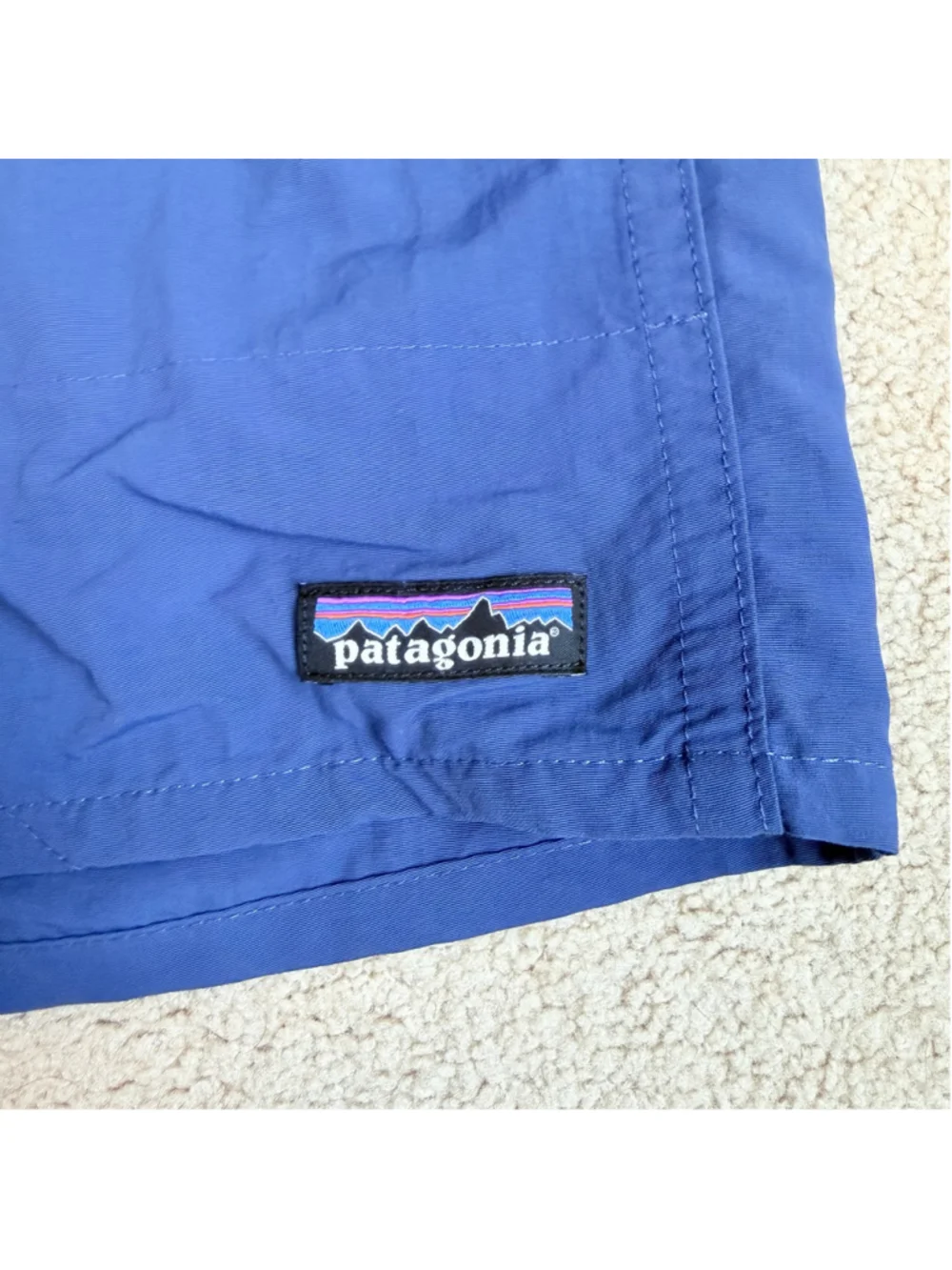 Patagonia Baggies Nylon Swim Trunks Men's Size Small Blue Summer Beach Pool